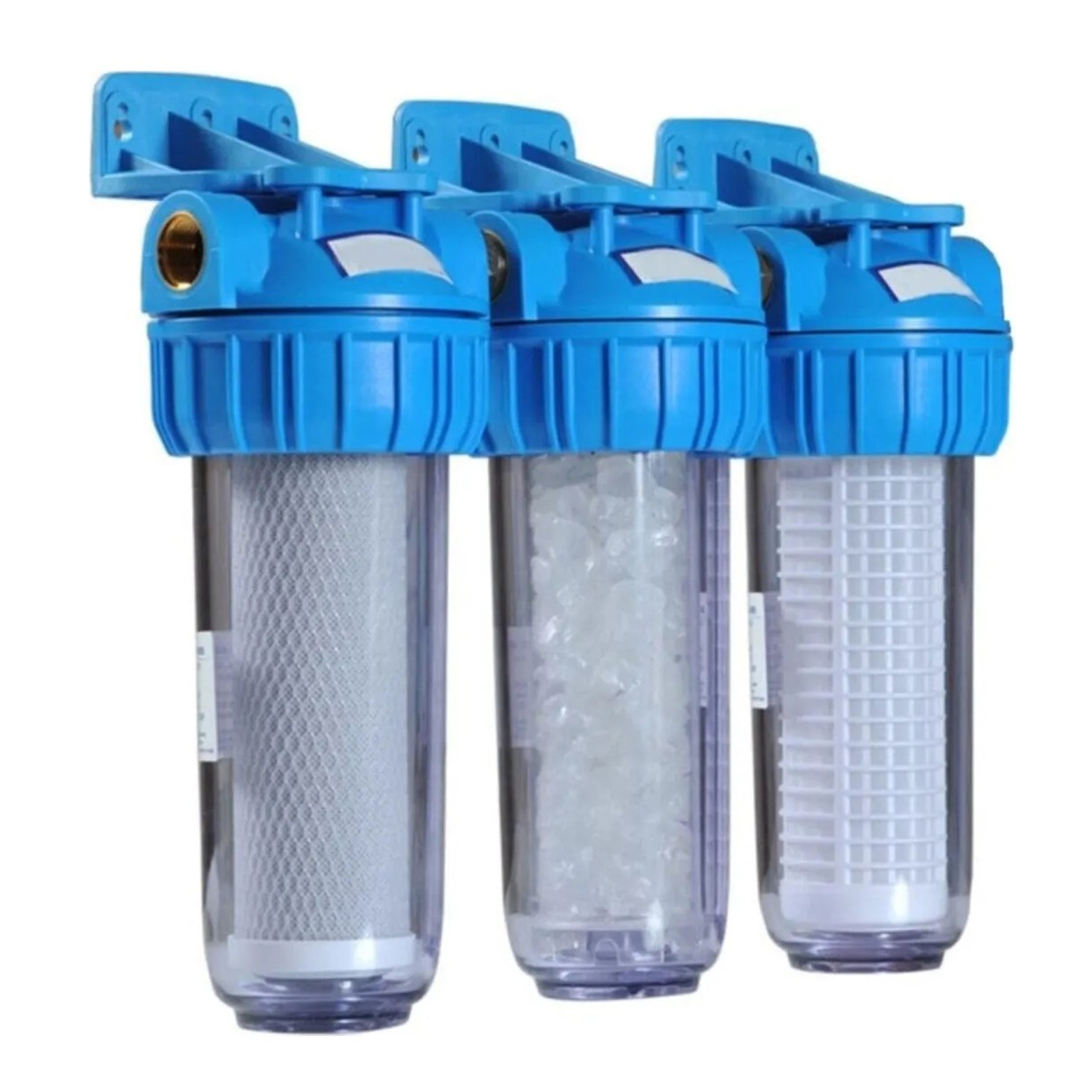 Bina Girişi 3'lü Kireç Önleyici Filtre